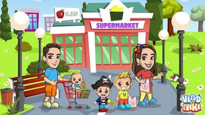 Download Vlad & Niki Supermarket game (Unlimited Coins MOD) for Android