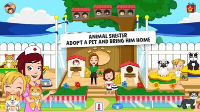 Download My Town: Pet, Animal kids game (Free Shopping MOD) for Android