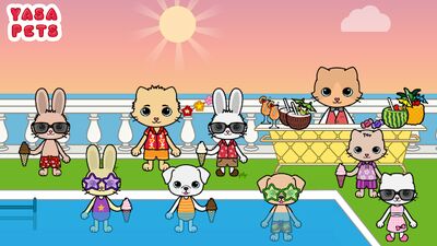 Download Yasa Pets Vacation (Free Shopping MOD) for Android