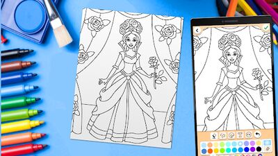 Download Coloring for girls and women (Free Shopping MOD) for Android