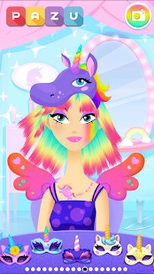 Download Girls Hair Salon Unicorn (Unlimited Money MOD) for Android