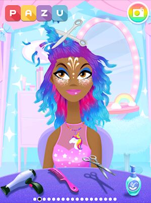 Download Girls Hair Salon Unicorn (Unlimited Money MOD) for Android