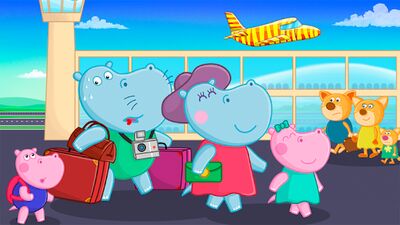 Download Hippo: Airport Profession Game (Premium Unlocked MOD) for Android