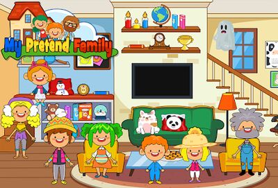 Download My Pretend Home & Family Town (Unlimited Coins MOD) for Android