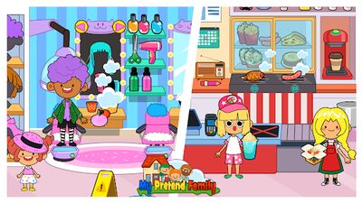 Download My Pretend Home & Family Town (Unlimited Coins MOD) for Android