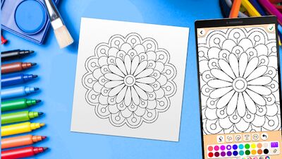 Download Mandala Coloring Pages (Free Shopping MOD) for Android