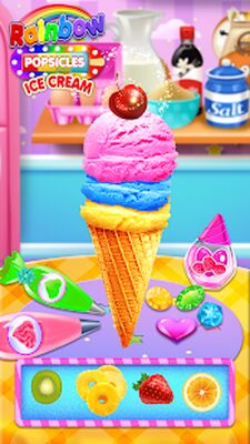 Download Rainbow Ice Cream & Popsicles (Free Shopping MOD) for Android