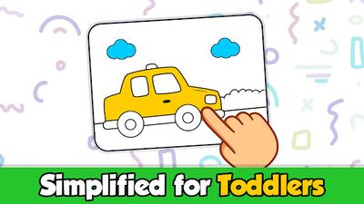 Download Baby Coloring games for kids with Glow Doodle (Unlocked All MOD) for Android