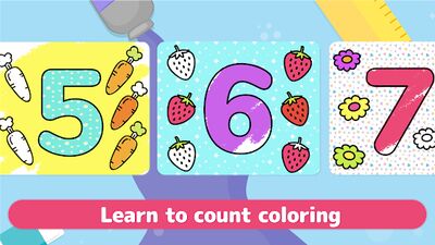 Download Coloring games for kids Learn & painting games (Unlimited Money MOD) for Android