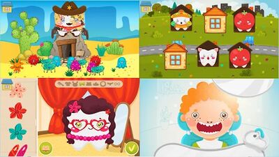 Download Funny Teeth kid dentist care! Games for girls boys (Free Shopping MOD) for Android