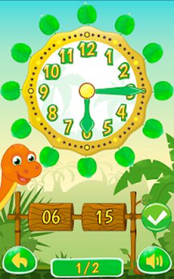 Download Dino Time: free learning clock and time for kids (Unlocked All MOD) for Android