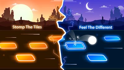 Download Magic Ball Tiles Hop Music Run (Unlimited Coins MOD) for Android