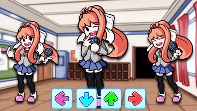 Download Monika Doki Club FNF Battle (Unlimited Money MOD) for Android