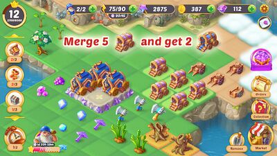 Download EverMerge: Merge 3 Puzzle (Premium Unlocked MOD) for Android