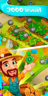 Download Funny Farm match 3 Puzzle game! (Unlimited Coins MOD) for Android