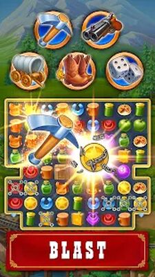 Download Jewels of the Wild West・Match3 (Unlimited Money MOD) for Android