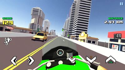 Download Blocky Moto Racing (Unlimited Money MOD) for Android