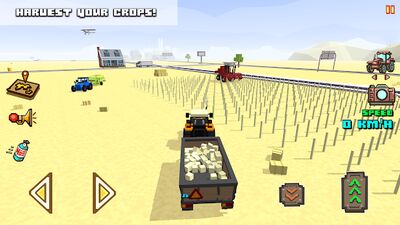 Download Blocky Farm Racing & Simulator (Unlocked All MOD) for Android