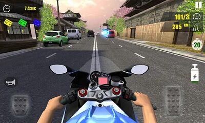 Download Traffic Speed Moto Rider 3D (Unlimited Money MOD) for Android