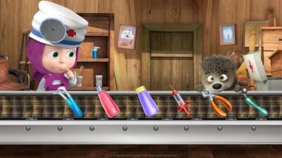 Download Masha and the Bear: Dentist (Unlimited Money MOD) for Android