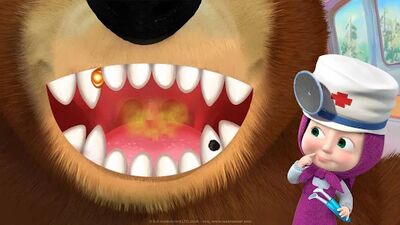 Download Masha and the Bear: Dentist (Unlimited Money MOD) for Android