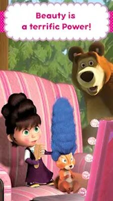Download Masha and the Bear: Salon Game (Unlocked All MOD) for Android