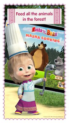 Download Masha and Bear: Cooking Dash (Unlocked All MOD) for Android