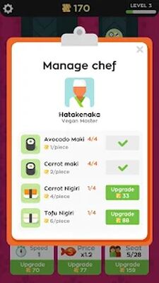 Download Sushi Bar Idle (Unlimited Coins MOD) for Android