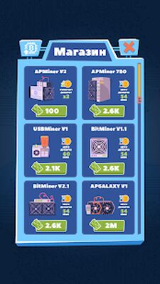 Download Bitcoin mining: life tycoon, idle miner simulator (Free Shopping MOD) for Android