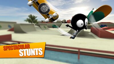 Download Stickman Skate Battle (Unlocked All MOD) for Android