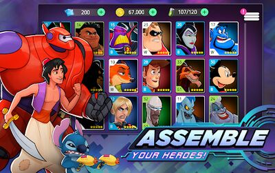 Download Disney Heroes: Battle Mode (Unlimited Coins MOD) for Android