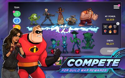 Download Disney Heroes: Battle Mode (Unlimited Coins MOD) for Android