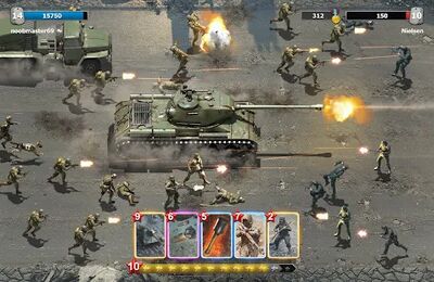 Download Heroes of War: Idle army game (Free Shopping MOD) for Android