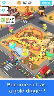 Download Idle Roller Coaster (Premium Unlocked MOD) for Android