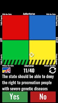 Download Political Compass, Coordinates, Square, Test (Premium Unlocked MOD) for Android