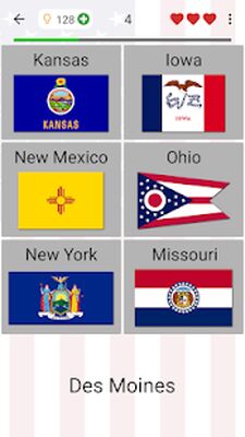 Download 50 US States Map, Capitals & Flags (Free Shopping MOD) for Android