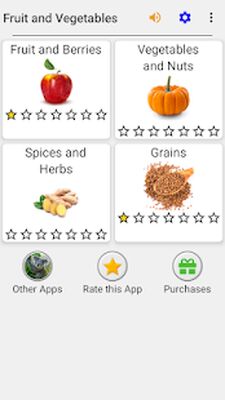Download Fruit and Vegetables, Nuts & Berries: Picture-Quiz (Unlimited Coins MOD) for Android