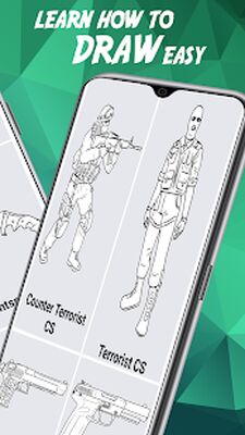Download How to draw CS:GO Weapons (Free Ad MOD) for Android