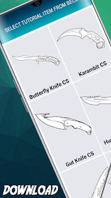 Download How to draw CS:GO Weapons (Free Ad MOD) for Android