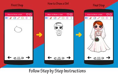 Download How to Draw Girl Step by Step (Premium MOD) for Android