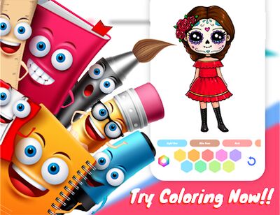 Download Drawely- Draw Color Cute Girls (Premium MOD) for Android
