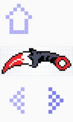 Download How to draw pixel weapon drawing step by step (Pro Version MOD) for Android