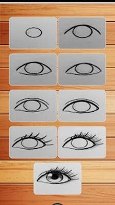 Download How to Draw Eyes Step by Step (Free Ad MOD) for Android