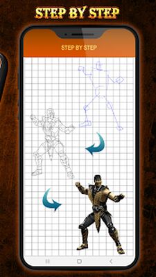 Download How to draw Mortal K characters (Premium MOD) for Android