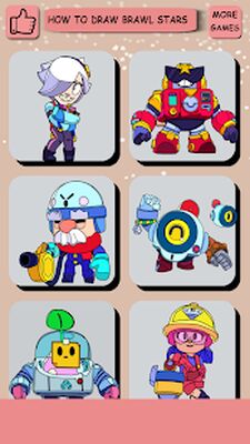 Download Howto Draw BrawlStar Character (Premium MOD) for Android