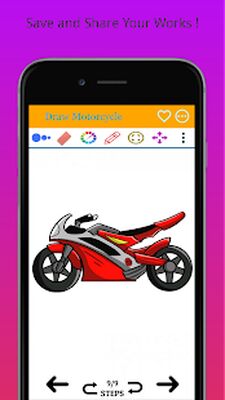 Download How to Draw Motorbike Easily (Premium MOD) for Android