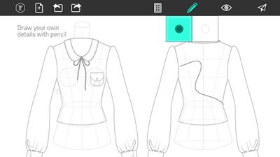 Download Fashion Design Flat Sketch (Pro Version MOD) for Android