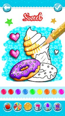 Download Glitter Ice Cream Coloring (Premium MOD) for Android
