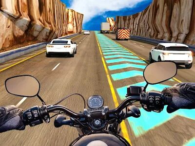 Download Highway Moto Rider Bike Racing (Unlocked MOD) for Android