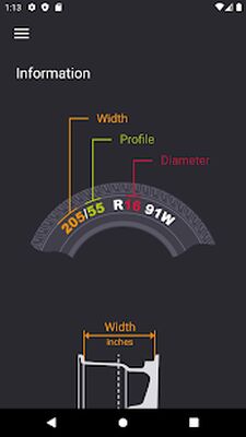 Download Tire Size Calculator (Free Ad MOD) for Android